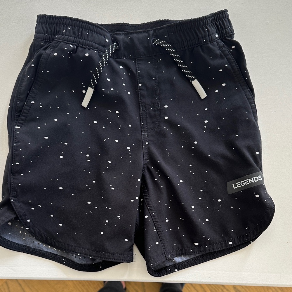 Legends Boys “Little Luca” Black and White  Shorts